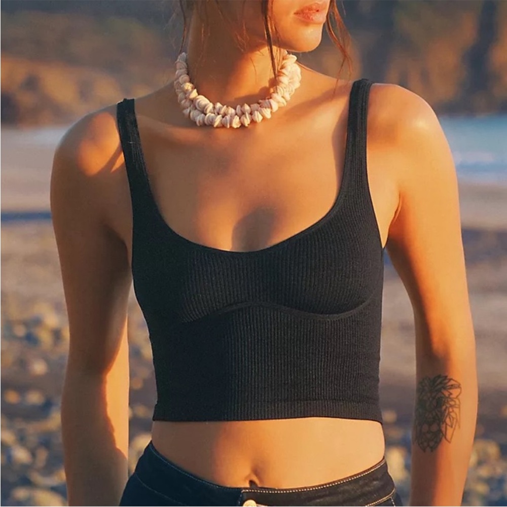 NWT Free People Meg Seamless Crop & Easy to Love Tank
